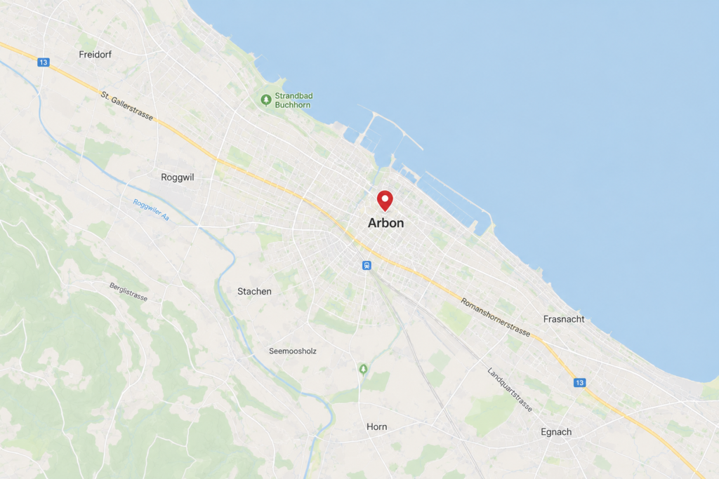 Arbon map Arbon map
