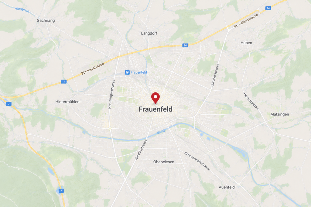 Frauenfeld map