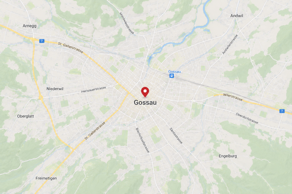 Gossau map Gossau map