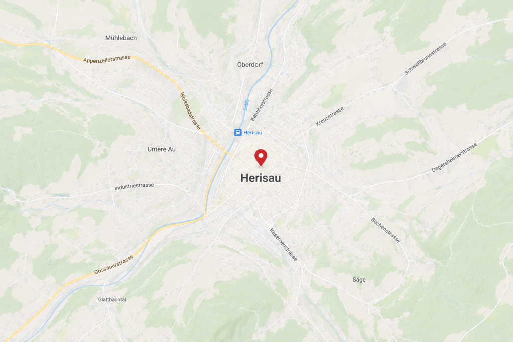Herisau map
