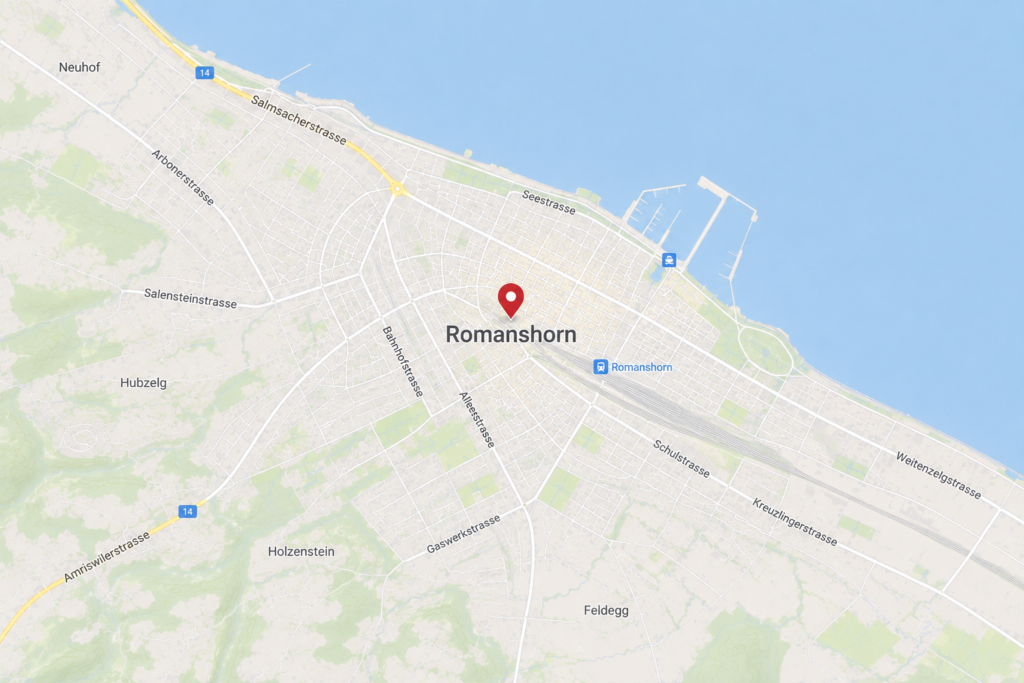 Romanshorn map