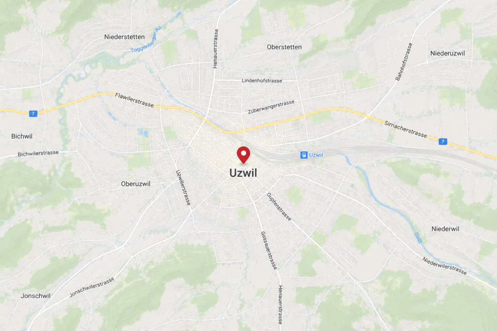 Uzwil map Uzwil map
